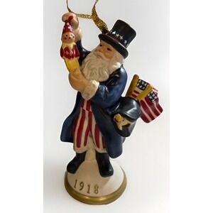 Mistletoe Mountain Traditions Santa Claus‎ Christmas Americana Ornament - NITB